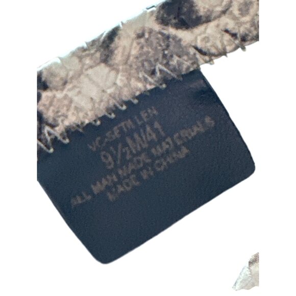 Vince Camuto Tillen Snake Print Ankle Boots Unique Block Heel Pointed Toe 9.5 - Picture 7 of 10